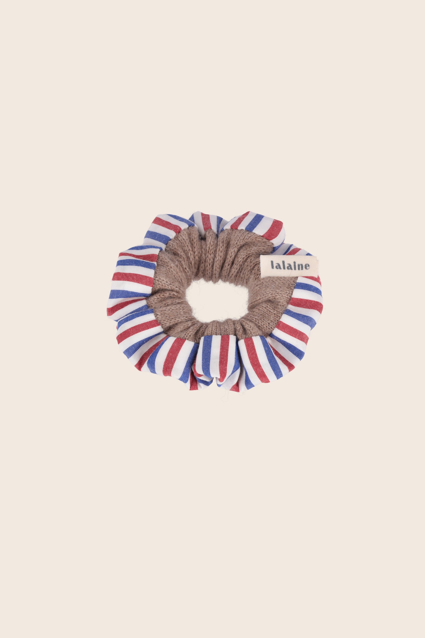Scrunchie Hazel & Blue/Red Stripes - The Stripe