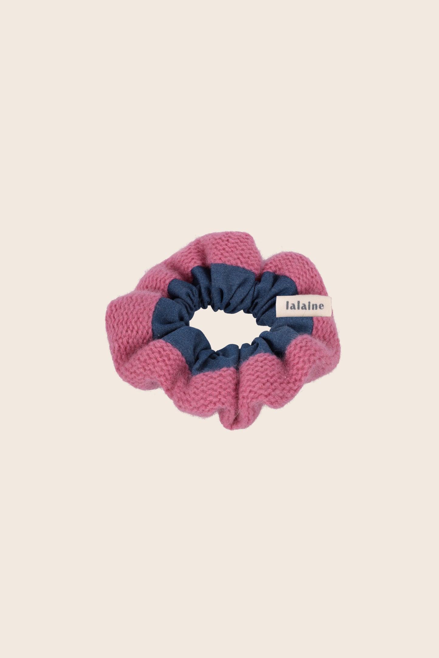 Scrunchie Pink & Denim - The Charm
