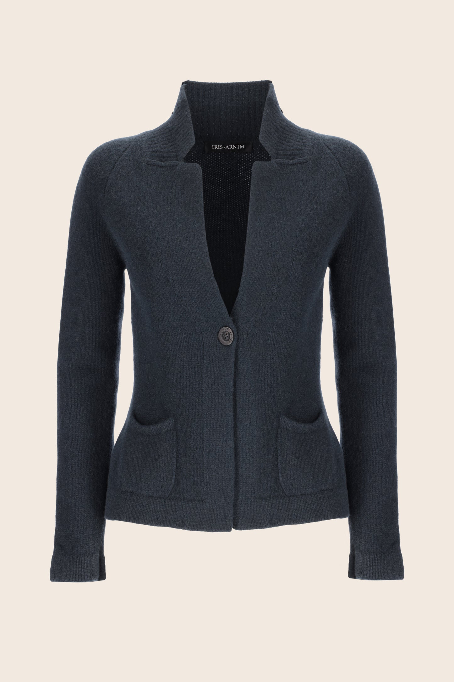 Cardigan, cable knit backside