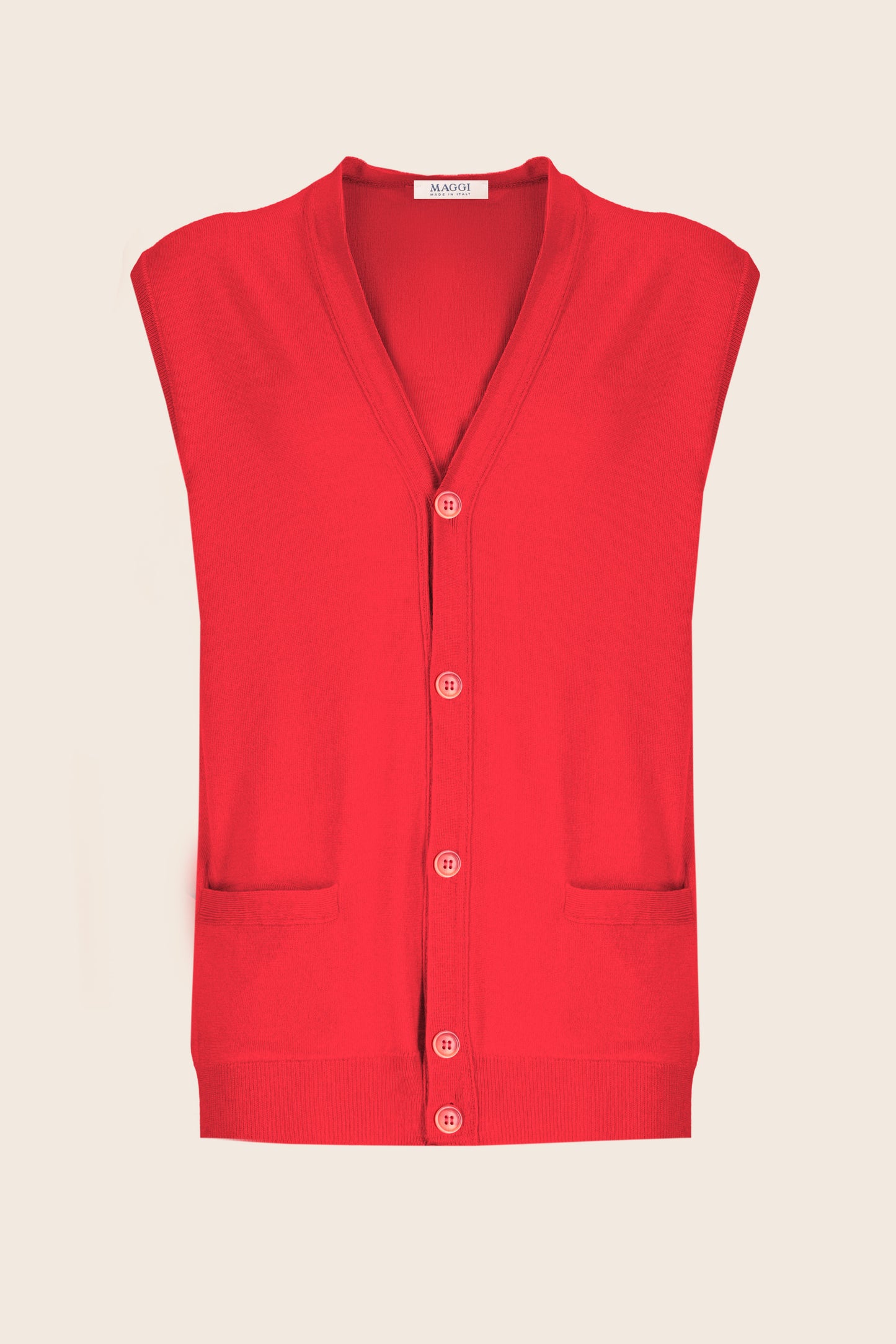 Vest with front pockets
