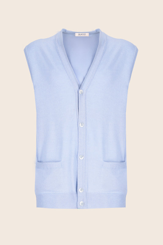 Vest with front pockets
