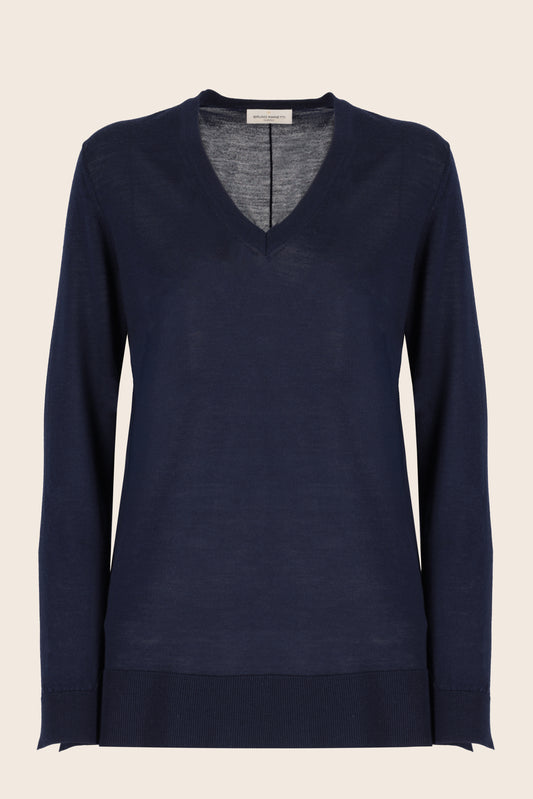 V-Neck With Side Slits