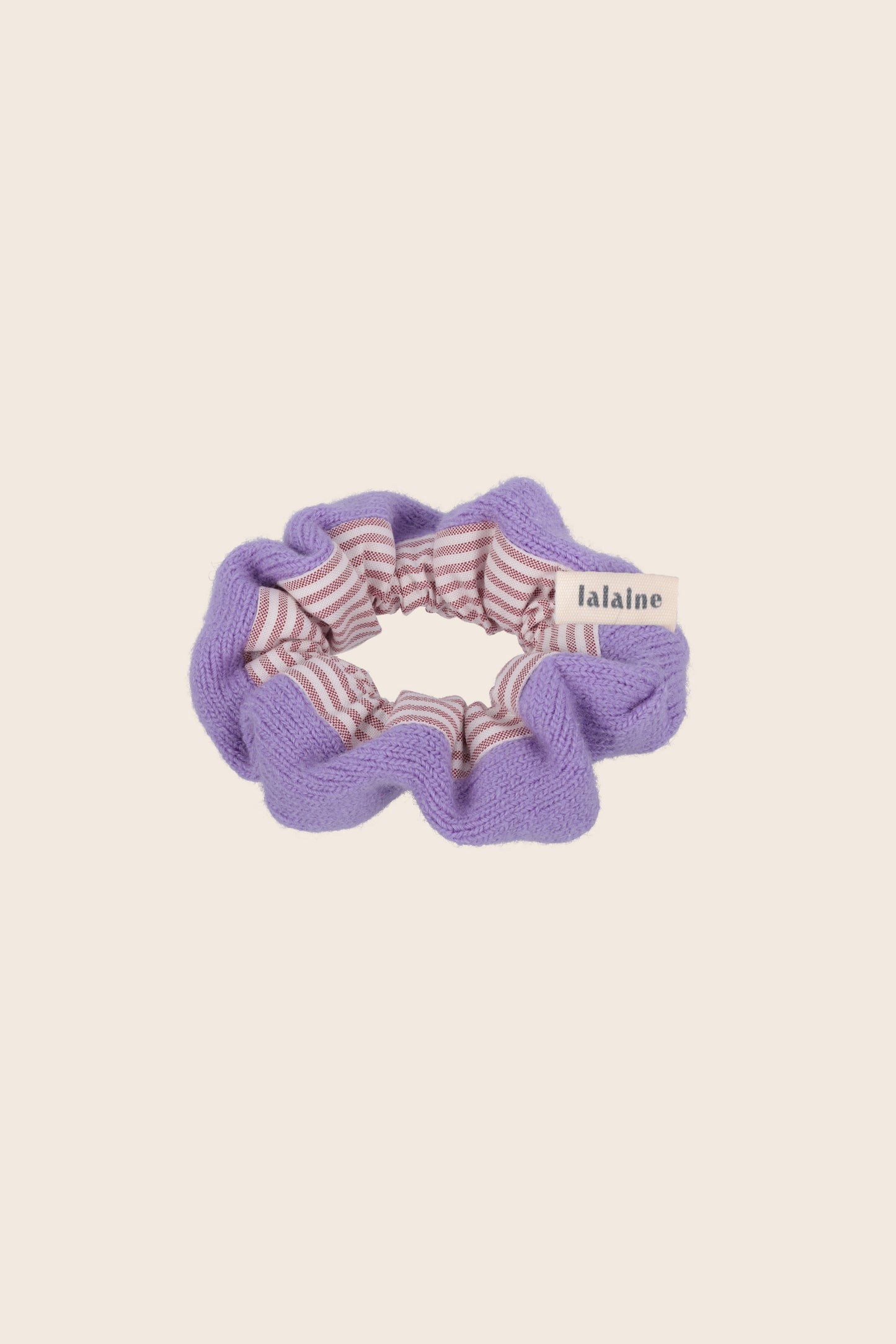 Scrunchie Lavender & Rosé Stripes - The Pastel